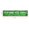 Personalized Wooden Garage Sign with Your Name view 2