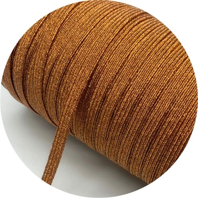 LINOC 4.5 m/Pack, 6 mm Glitter Elastic Band