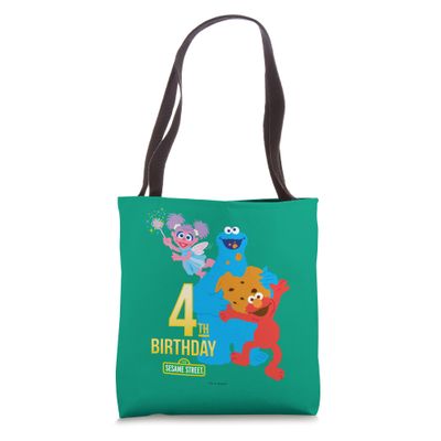 Sesame Street 4th Birthday Tote Bag