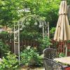 Vetris Galvanized Metal Rose Arch, 240 x 120 x 40 cm view 3