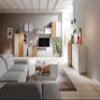 Furniture24 Coffee Table, 3D Sofa Table, Coffee Table, 100 cm, White Craft Oak view 3