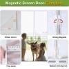 Risareyi Fiberglass Magnetic Window Screen, 95 x 130 cm, White view 3