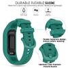 Gheper Soft Silicone Replacement Band Compatible with Garmin Vivosmart 5, Small/Large view 2
