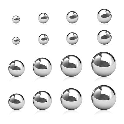 304 Stainless Steel Bearing Balls, Smooth, 50 Pieces, 2.5 mm