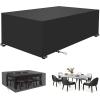 KADING Patio Furniture Cover, Heavy-Duty 420D Oxford Fabric, Waterproof, Windproof, UV-Resistant, 270 x 250 x 85 cm view 1
