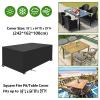 KADING Patio Furniture Cover, Heavy-Duty 420D Oxford Fabric, Waterproof, Windproof, UV-Resistant, 270 x 250 x 85 cm view 2
