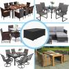 KADING Patio Furniture Cover, Heavy-Duty 420D Oxford Fabric, Waterproof, Windproof, UV-Resistant, 270 x 250 x 85 cm view 3