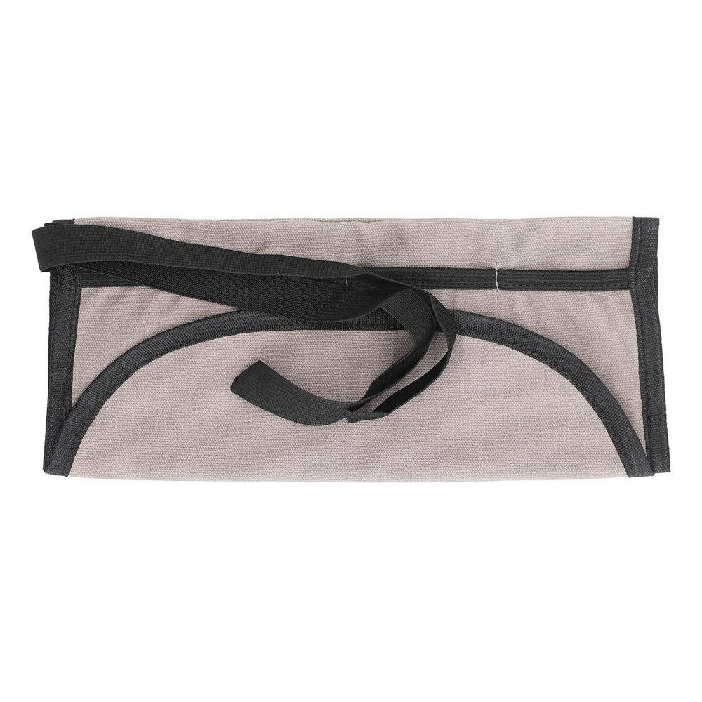 Small Empty Tool Bag, 31.5 x 28 cm, Multifunctional Canvas Roll-Up Organizer for Wood Carving Chisels