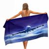 Chickwin Airplane Print Microfiber Beach Towel, 75 x 150 cm view 2