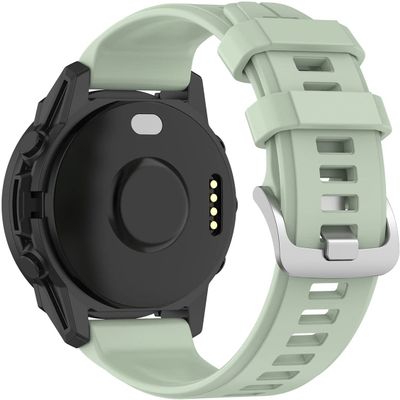 BBZ 22 mm Silicone Replacement Band for Garmin Descent G1 and More