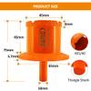 BGTEC Diamond Hole Saw, 45 x 65 mm, Triangular Shank, for Porcelain, Marble, Ceramic, Tile, Granite and Stone view 2