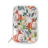 Fox Flower Zipper Pencil Case and Makeup Bag view 2