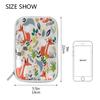 Fox Flower Zipper Pencil Case and Makeup Bag view 4