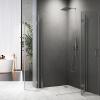 80 x 80 cm Folding Corner-Entry Shower Enclosure, 6 mm Nano Glass, 195 cm High view 3