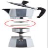 World Trade Universal Gasket and Filter for Moka Coffee Makers, 2 Silicone Gaskets + 1 Filter, 1 Cup, 49734 view 2