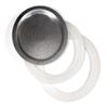 World Trade Universal Gasket and Filter for Moka Coffee Makers, 2 Silicone Gaskets + 1 Filter, 1 Cup, 49734 view 4