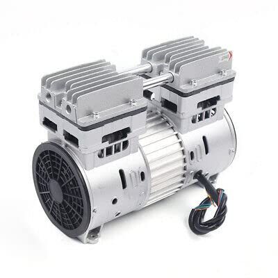 750W Oil-Free Silent Air Compressor, 8 Bar, 220V