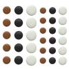 Cover Caps with Pin, Decorative/Blind Caps, 2.5 x 12 mm, Dark Brown (RAL 8014), 50-Pack view 1