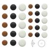 Cover Caps with Pin, Decorative/Blind Caps, 2.5 x 12 mm, Dark Brown (RAL 8014), 50-Pack view 3