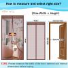 Magnetic Insect Screen Door Curtain, Brown, 120 x 225 cm view 2