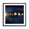 ARTTOR Space Poster 50 x 50 cm, Framed Wall Art Print - 3650 - P2B view 1