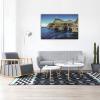Canvas Landscape Wall Art, Hawaii Lake Islands and Hills, Modern Artwork, 30 x 45 cm (12 x 18 in), Frameless view 4