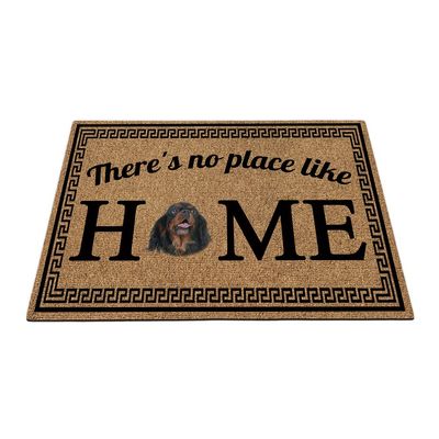 BAGEYOU My Love Cute Cavalier King Charles Dog Decorative Doormat, "There's No Place Like Home" Welcome Floor Mat, 90 x 60 cm