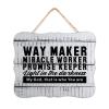 Inspirational “Cheer Up” Vintage Wood Wall Sign, 30 × 30 cm view 1