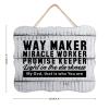 Inspirational “Cheer Up” Vintage Wood Wall Sign, 30 × 30 cm view 2