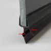 Cozylkx 1 m Shower Door Bottom Seal, 17 mm Gap, for 8 mm Glass, Black view 2