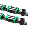 CNCMANS HGH20/HGR20 Linear Guide, 2 HGR20 400 mm Rails with 4 Stop Blocks and 4 HGH20CA Carriage Blocks view 3
