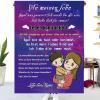 Personalized “To My Son” Cozy Blanket, Soft Microfiber Flannel, 150 x 200 cm view 1