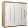 MEBLE KRYSPOL YORK 2-Door Wardrobe, Artisan/White, 150 x 62 x 200 cm view 1