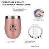 I Work Hard So My Dog Can Have a Better Life Insulated Wine Tumbler, 340 ml view 3