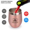 I Work Hard So My Dog Can Have a Better Life Insulated Wine Tumbler, 340 ml view 4