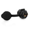 CNLINKO LP-12 IP68 Industrial Waterproof Circular Quick-Disconnect Connector, M12 2-Pole view 2
