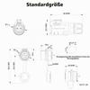 CNLINKO LP-12 IP68 Industrial Waterproof Circular Quick-Disconnect Connector, M12 2-Pole view 4