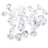 Faux Crystals, 80 Pieces, Acrylic Gems, Clear Ice Rocks, Plastic Diamonds, Vase Filler, Decorative Eggs, One Size view 1