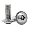 5/10 pcs. Stainless Steel A2/V2A Flanged Button Head Screws ISO 7380-2, M2.5–M12, Hex Socket, Fully Threaded view 3