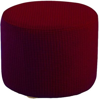 uyeoco Ottoman Slipcover for Square Footstools, Stretch Cover, Washable (Color: P, Size: 28 x 32 cm)