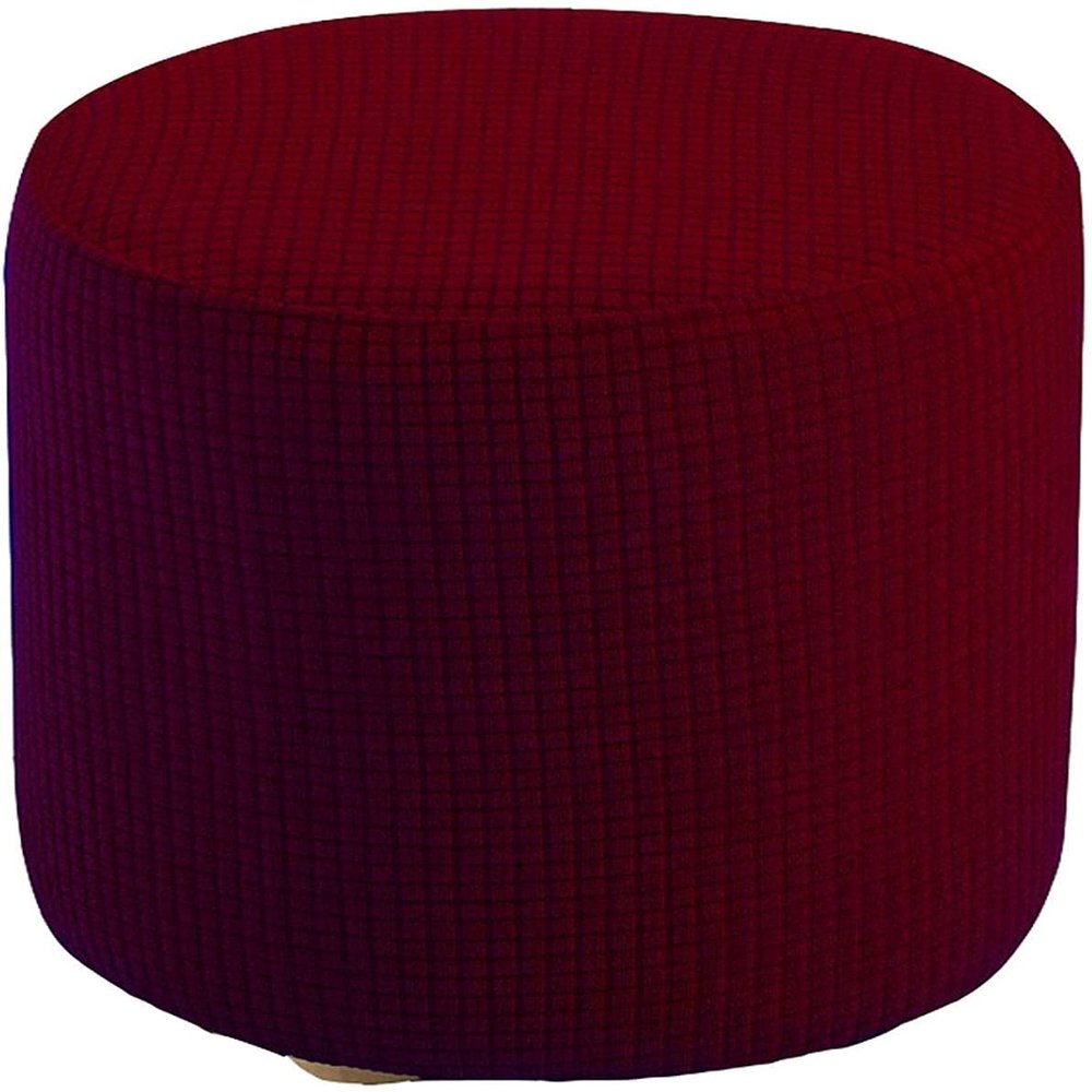 uyeoco Ottoman Slipcover for Square Footstools, Stretch Cover, Washable (Color: P, Size: 28 x 32 cm)