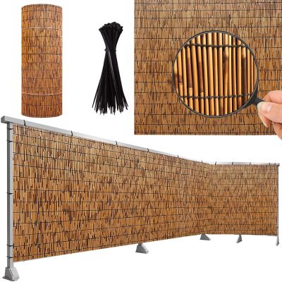 Yufenj Natural Reed Privacy Fence, 91 x 610 cm (3 x 20 ft)