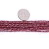 Gem-Inside 2 mm Natural Red Garnet Quartz Crystal Gemstone Faceted Spacer Beads for Jewelry Making, 15 in Strand view 3