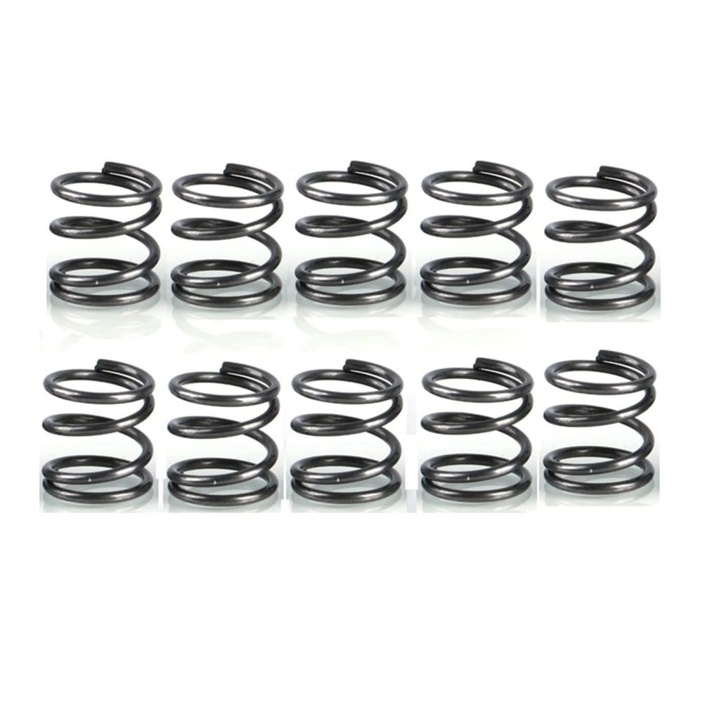 10-Piece Compression Spring Set, Stainless Steel Spiral Extension Springs, 0.9 mm Wire Diameter, 10 mm Outer Diameter, 45 mm Length