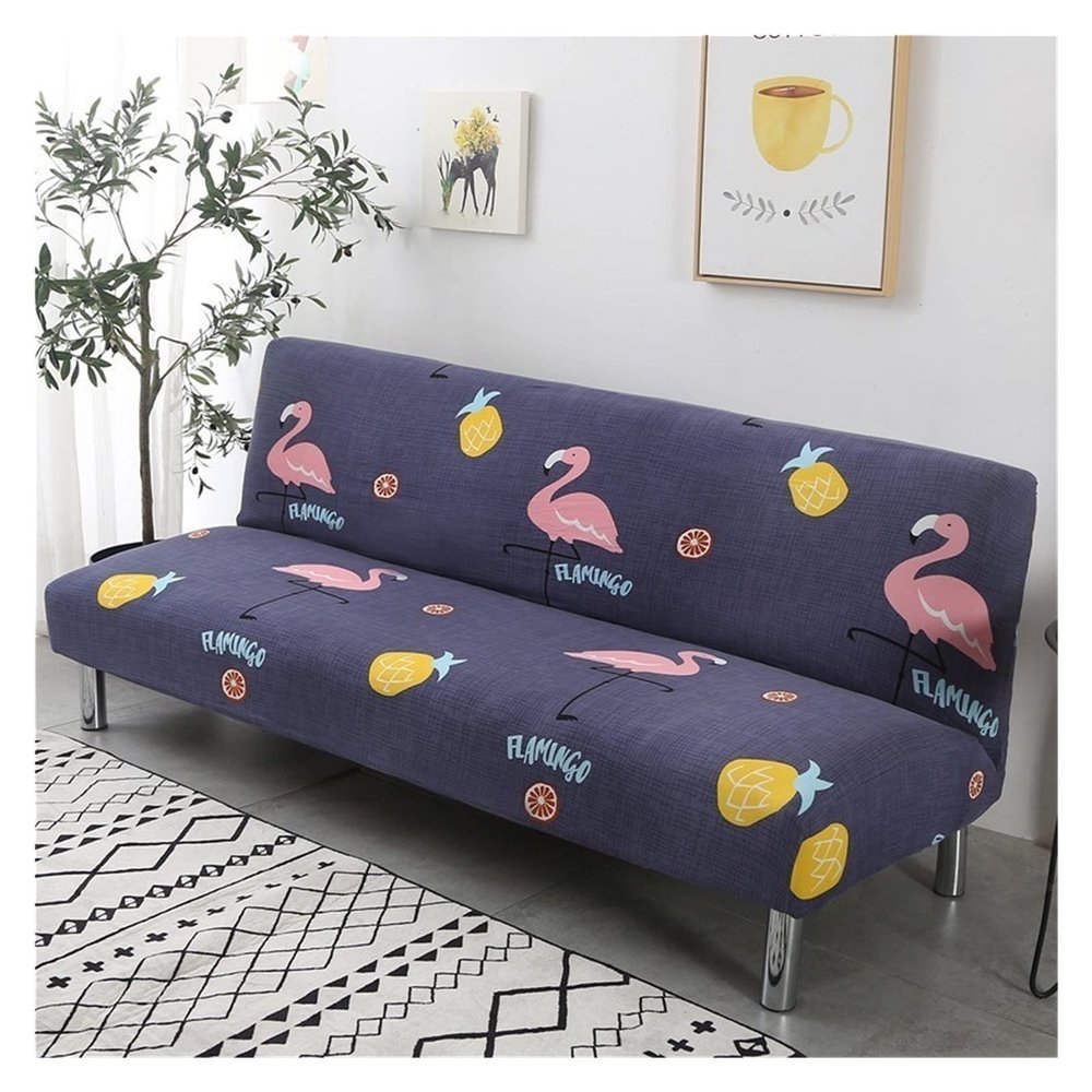 AQIGR Armless Stretch Sofa Cover for Futon Sofa, Slip-Resistant, Color #22, 150–180 cm / 59–70 in