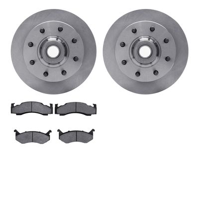 Dynamic Friction Company Brake Rotors with Heavy-Duty Brake Pads 6202-40360