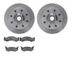 Dynamic Friction Company Brake Rotors with Heavy-Duty Brake Pads 6202-40360 view 1