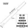LQX Stair Handrail Kit, Indoor/Outdoor, Wrought Iron, 400 cm view 2