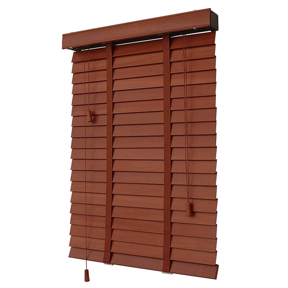 Jolan 50 mm Real Wood Venetian Blind, WH-80 x 160 cm