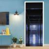 A.Monamour Self-Adhesive Door Wallpaper, 3D Old Building Passage, Vinyl Wall Decal, 90 x 200 cm view 2